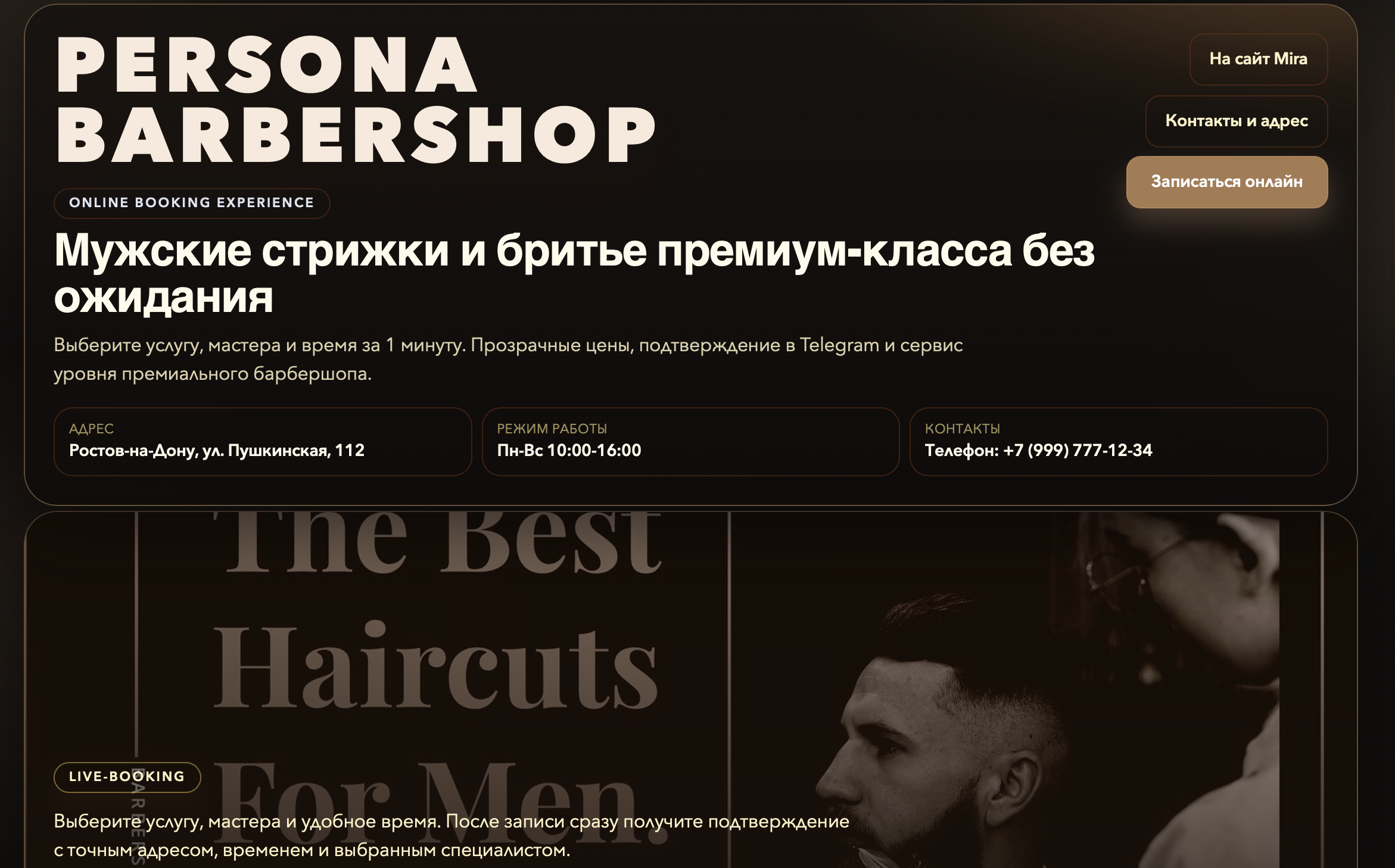 Persona запись экран 1